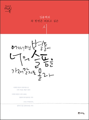 어쩌면 별들이 너의 슬픔을 가져갈지도 몰라 : 김용택의 꼭 한번은 써보고 싶은 시 표지